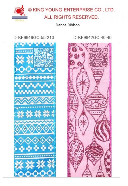 AI Dace Ribbon-Patterns and Ornaments Xmas